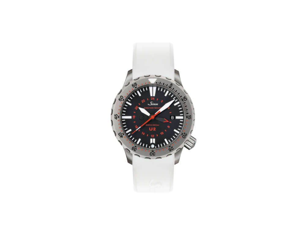 Reloj Automático Sinn U2 Diver, ETA 2893-2, 44mm, 200 atm, Negro, 1020.010 SI192
