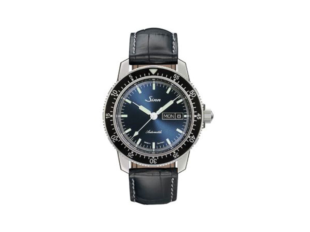 Reloj Automático Sinn 104 St Sa I B, 41 mm, Azul, Correa de piel, 104.013 LB1