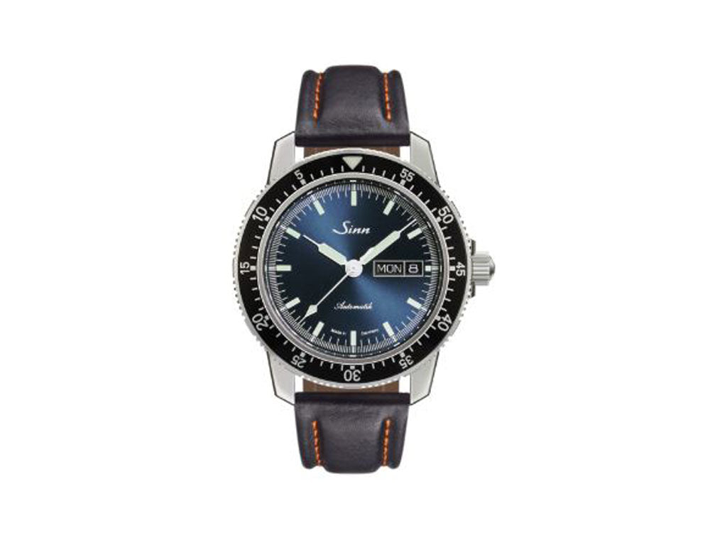 Reloj Automático Sinn 104 St Sa I B, 41 mm, Azul, Correa de piel, 104.013 LB126