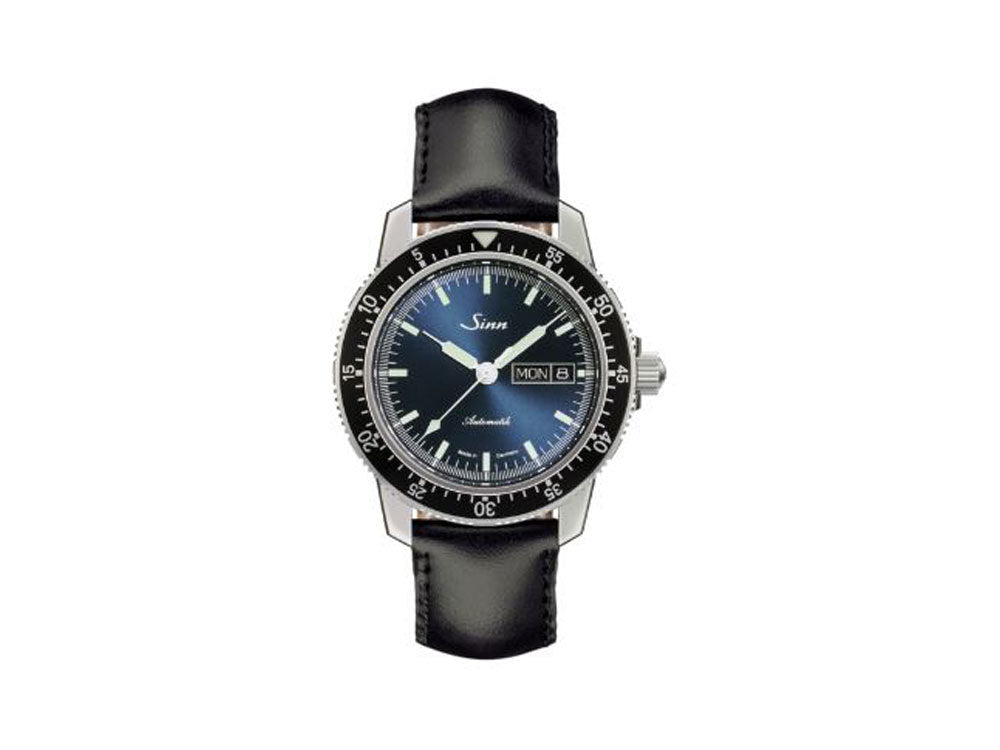 Reloj Automático Sinn 104 St Sa I B, 41 mm, Azul, Correa de piel, 104.013 LB33