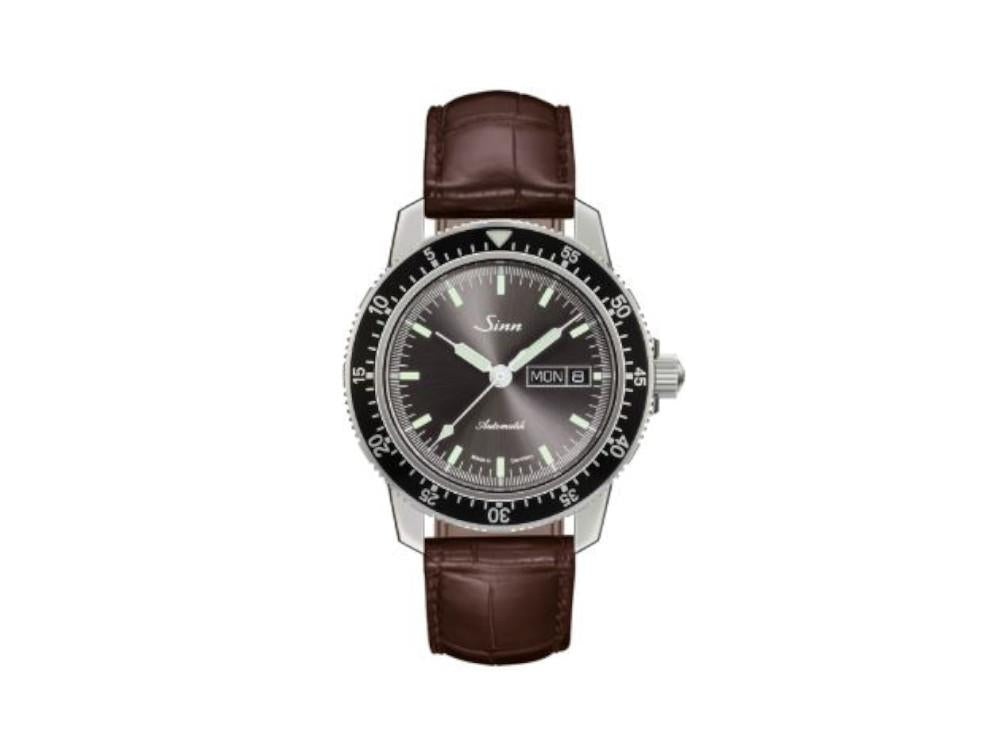 Reloj Automático Sinn 104 St Sa I A, 41 mm, Gris, Correa de piel, 104.014 LB13
