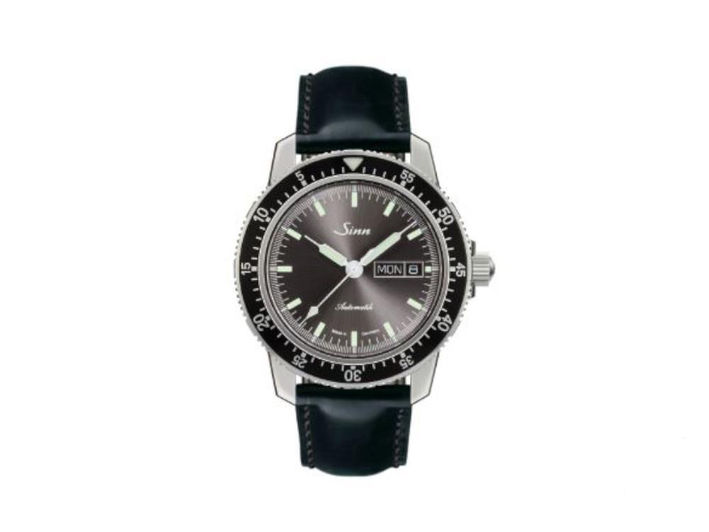 Reloj Automático Sinn 104 St Sa I A, 41 mm, Negro, Correa de piel, 104.014 LB18