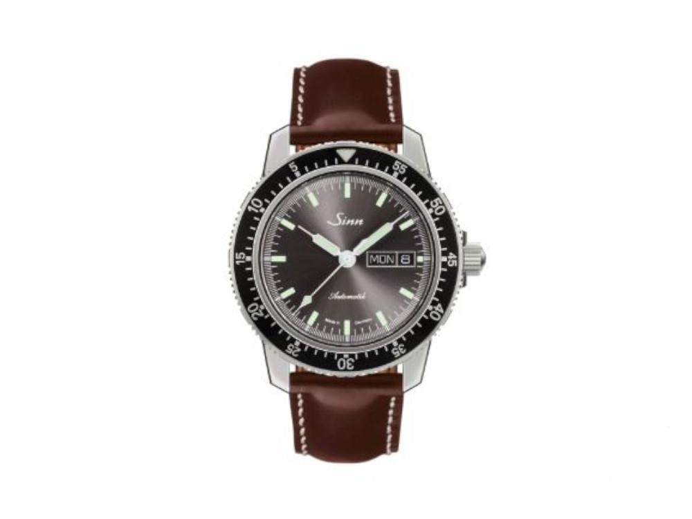 Reloj Automático Sinn 104 St Sa I A , SW 220-1, 41mm, Negro, Piel, 104.014 LB21