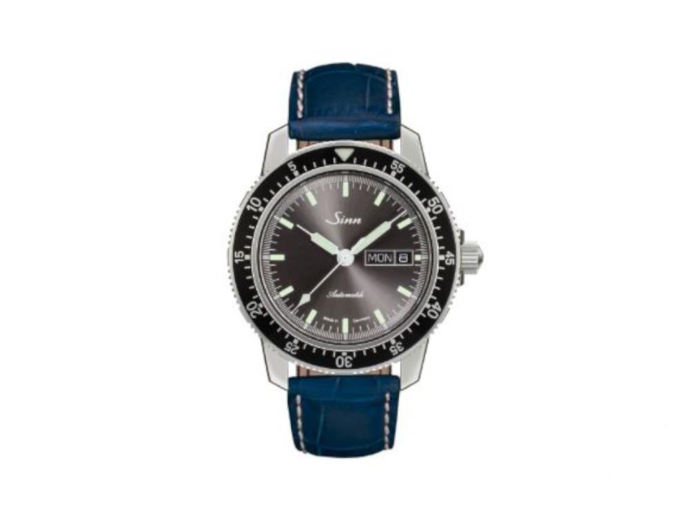 Reloj Automático Sinn 104 St Sa I A, 41 mm, Negro, Correa de piel, 104.014 LB3