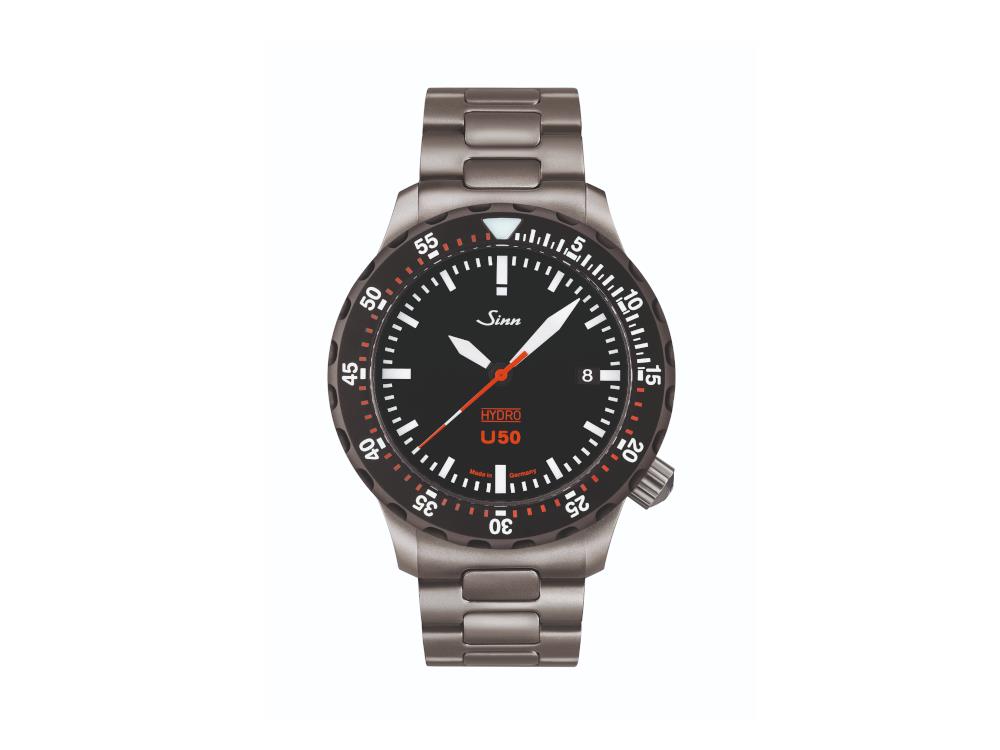 Reloj de Cuarzo Sinn U50 HYDRO SDR, Negro, 500 atm, 1051.040 MB