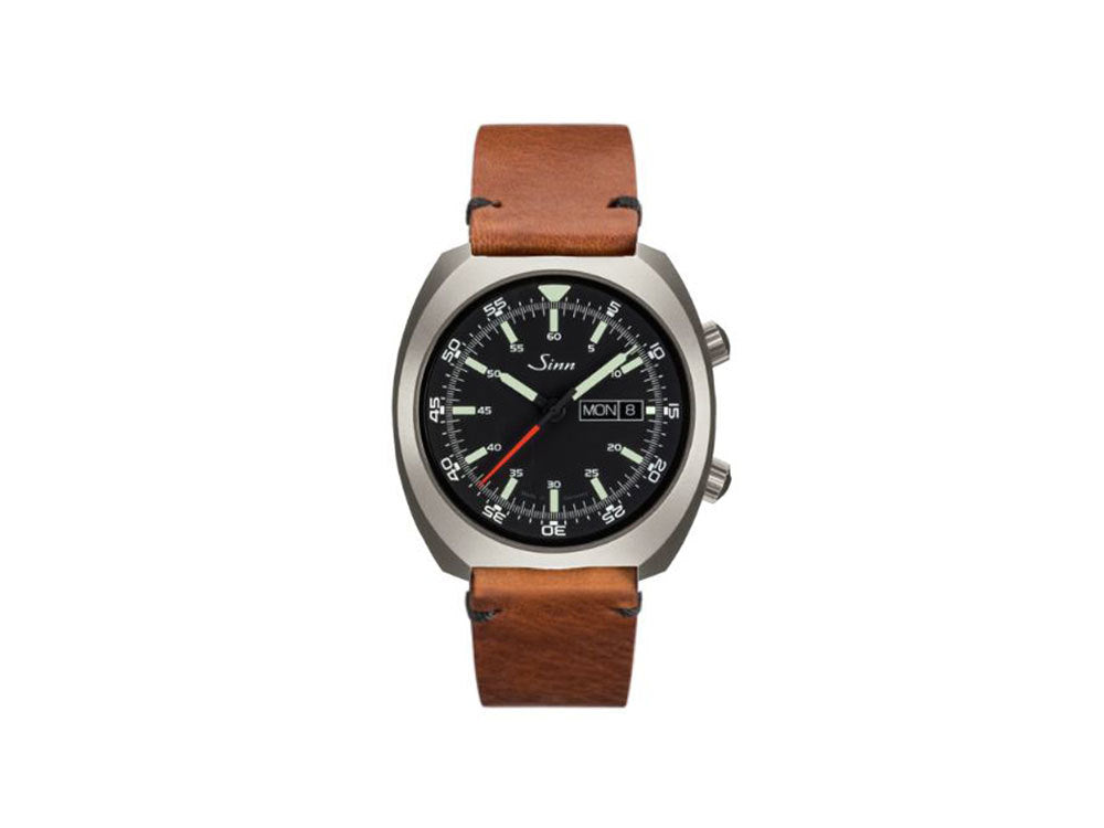 Reloj Automático Sinn 240 St, SW 220-1, 43 mm, Correa Piel, 240.010 LB139