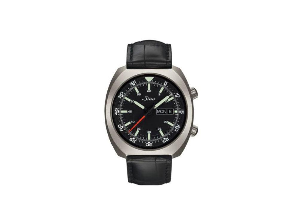 Reloj Automático Sinn 240 St, Acero inoxidable, 43 mm, Negro, 240.010 LB15