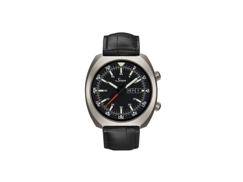Reloj Automático Sinn 240 St, Acero inoxidable, 43 mm, Negro, 240.010 LB15