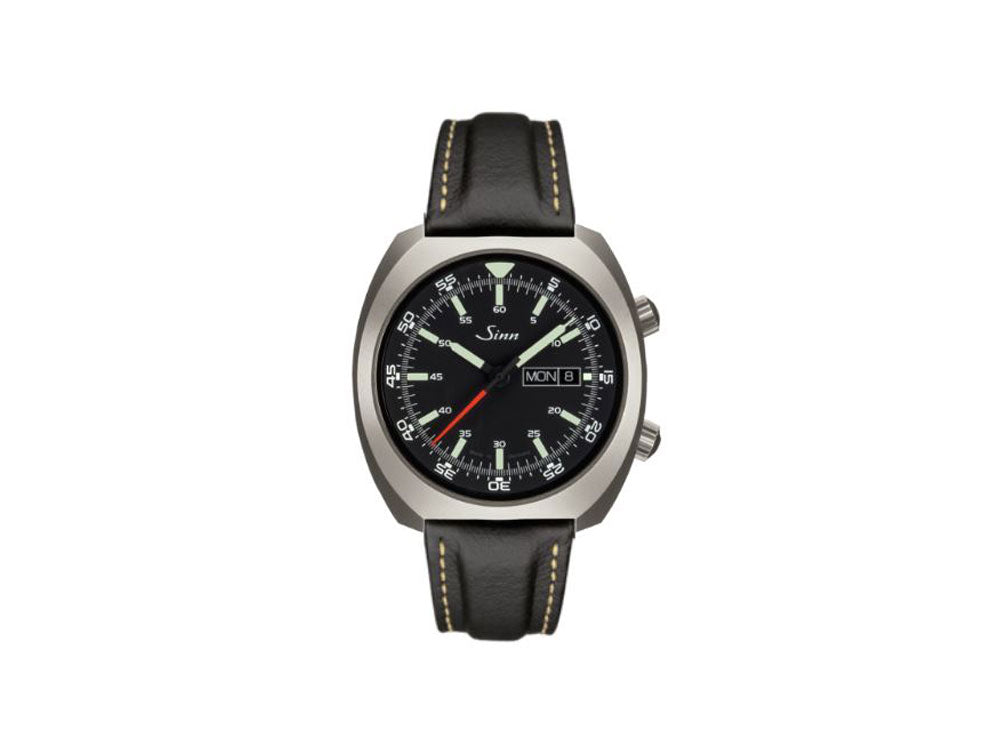 Reloj Automático Sinn 240 St, Acero inoxidable pulido, Negro, 240.010 LB38