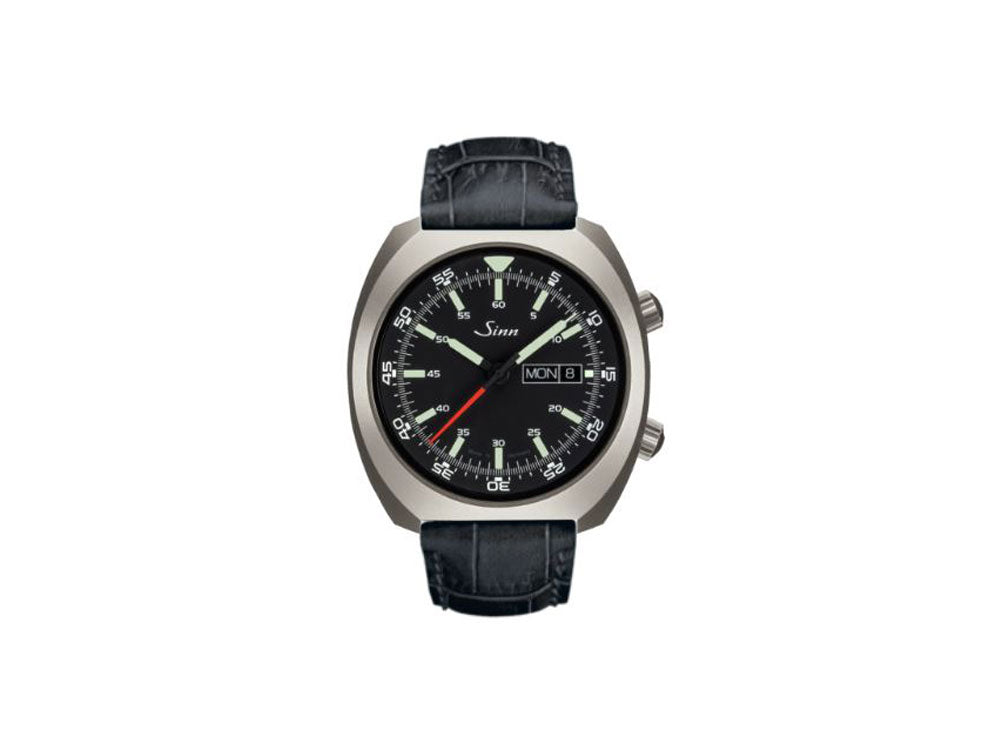 Reloj Automático Sinn 240 St, Acero inoxidable pulido, Negro, 240.010 LB5