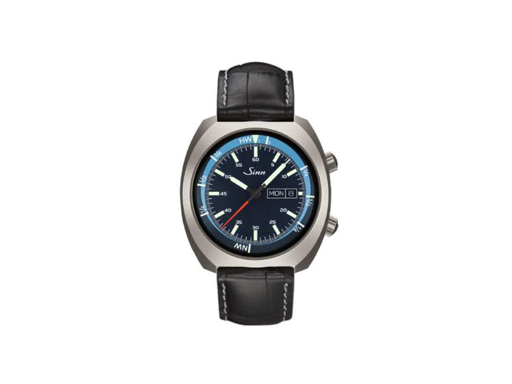 Reloj Automático Sinn 240 St GZ, Acero inoxidable pulido, Azul, 240.011 LB6