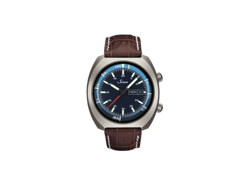 Reloj Automático Sinn 240 St GZ, Acero inoxidable pulido, Azul, 240.011 LB7