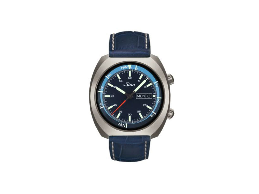 Reloj Automático Sinn 240 St GZ, SW 220-1, Piel, 43mm, 240.011 LB8
