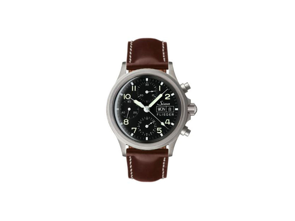Reloj Automático Sinn 356 PILOT, Cronógrafo, 38,5mm, Negro, 356.020 LB21