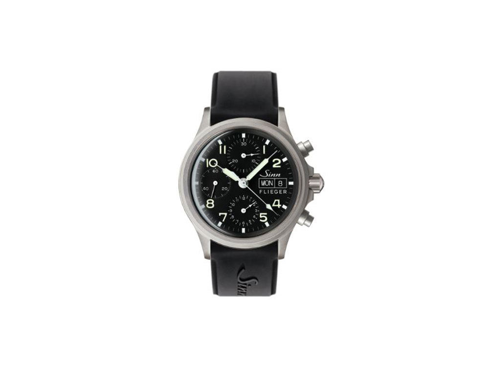 Reloj Automático Sinn 356 PILOT, Cronógrafo, 38,5mm, Negro, 356.020 SI44