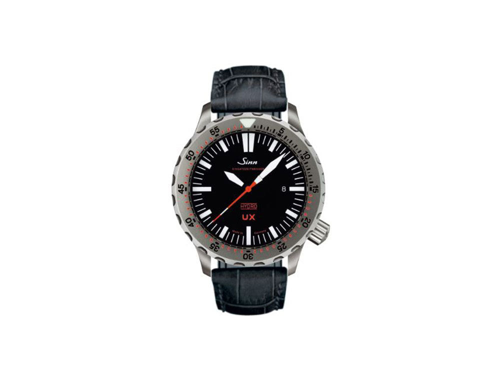 Reloj de Cuarzo Sinn UX Diving, ETA 955.652, 44mm, Negro, 403.030 LB5