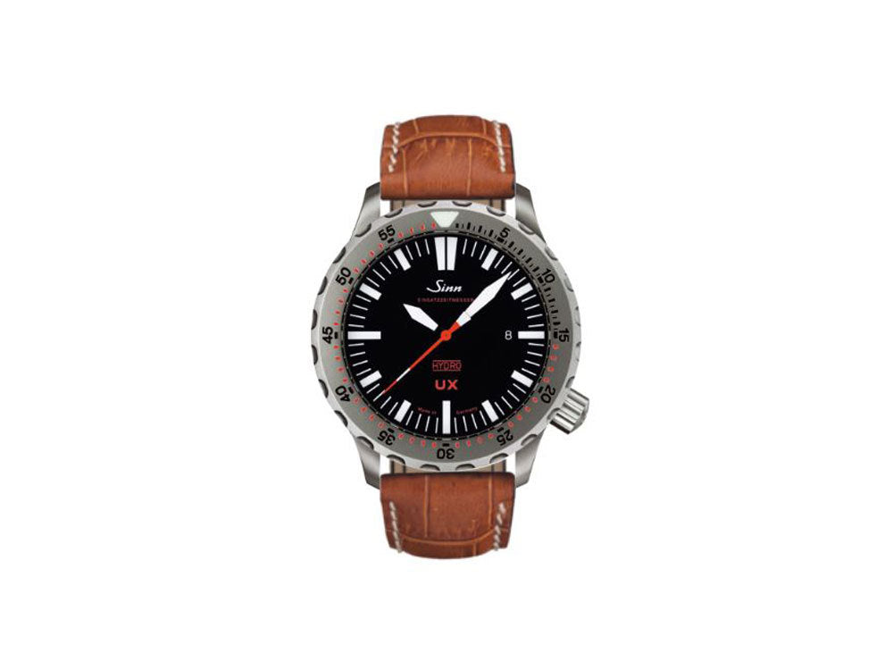 Reloj de Cuarzo Sinn UX Diving, ETA 955.652, 44mm, Negro, 403.030 LB9