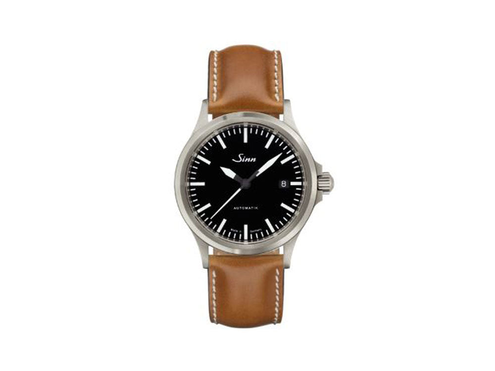Reloj Automático Sinn 556 I, Negro, Correa de piel, 556.010 LB140