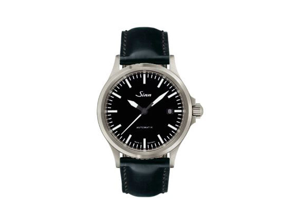 Reloj Automático Sinn 556 I, Negro, Correa de piel, 556.010 LB18