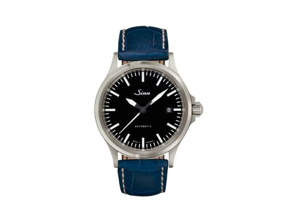 Reloj Automático Sinn 556 I, Negro, Correa de piel, 556.010 LB3