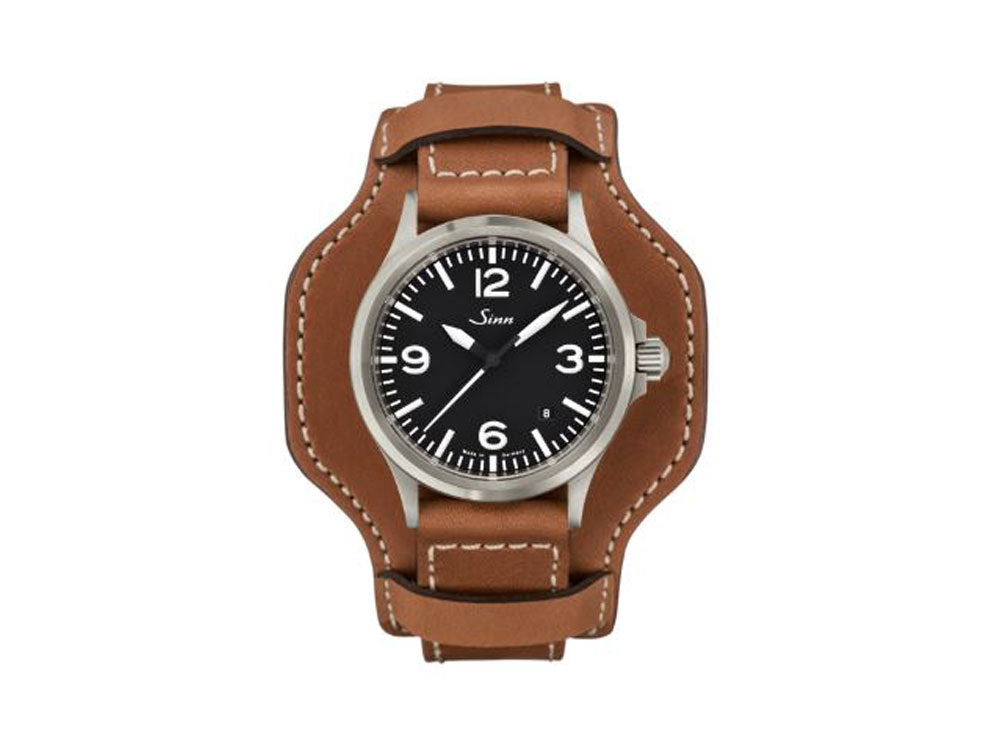 Reloj Automático Sinn 556 A, Negro, Correa de piel, 556.014 LB138