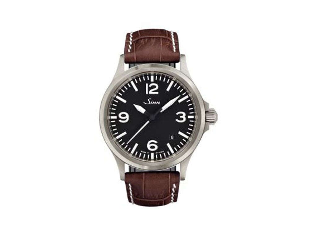 Reloj Automático Sinn 556 A, Negro, Correa de piel, 556.014 LB2