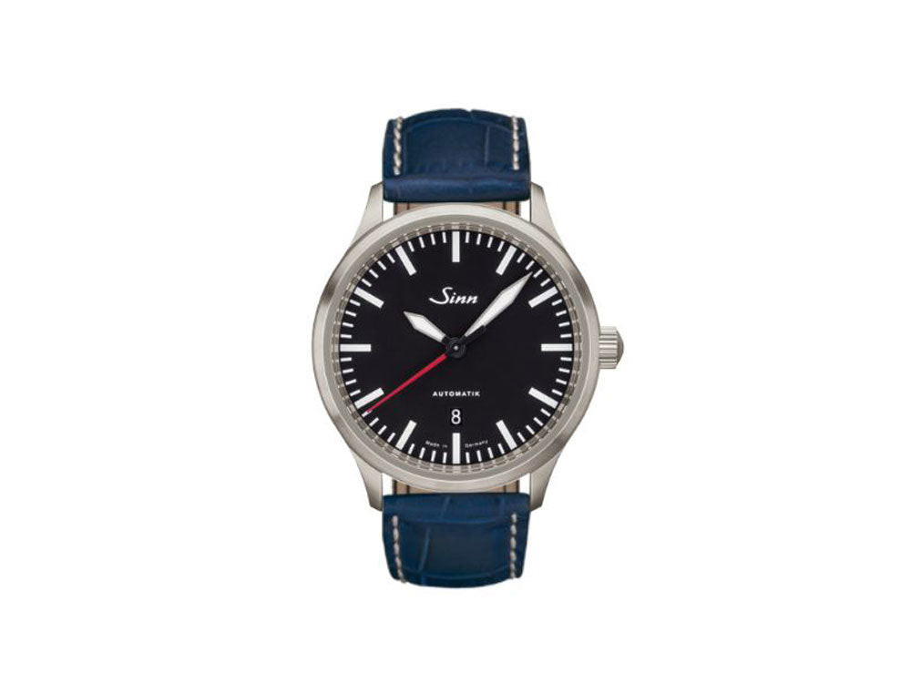 Reloj Automático Sinn 836, ETA 2892-A2, 43 mm, Negro, Piel, 836.010 LB8