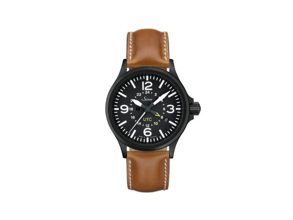 Reloj Automático Sinn 856 S UTC, ETA 2893-2, PVD, GMT, Piel, 856.020 LB140