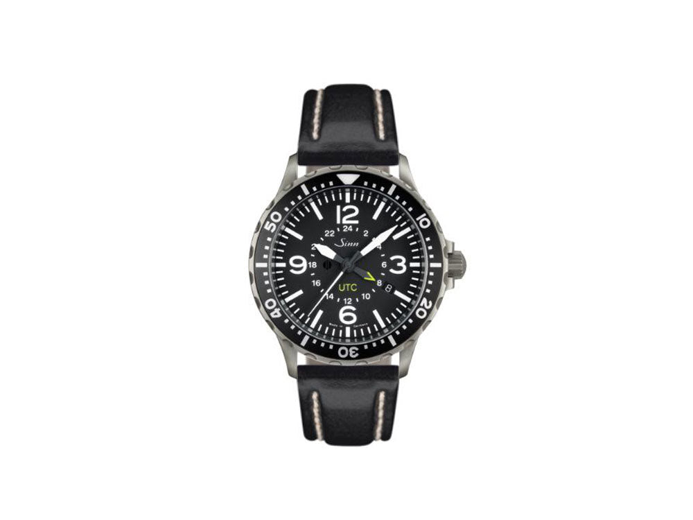 Reloj Automático Sinn 857 UTC, ETA 2893-2, 43mm, GMT, Piel, 857.010 LB36