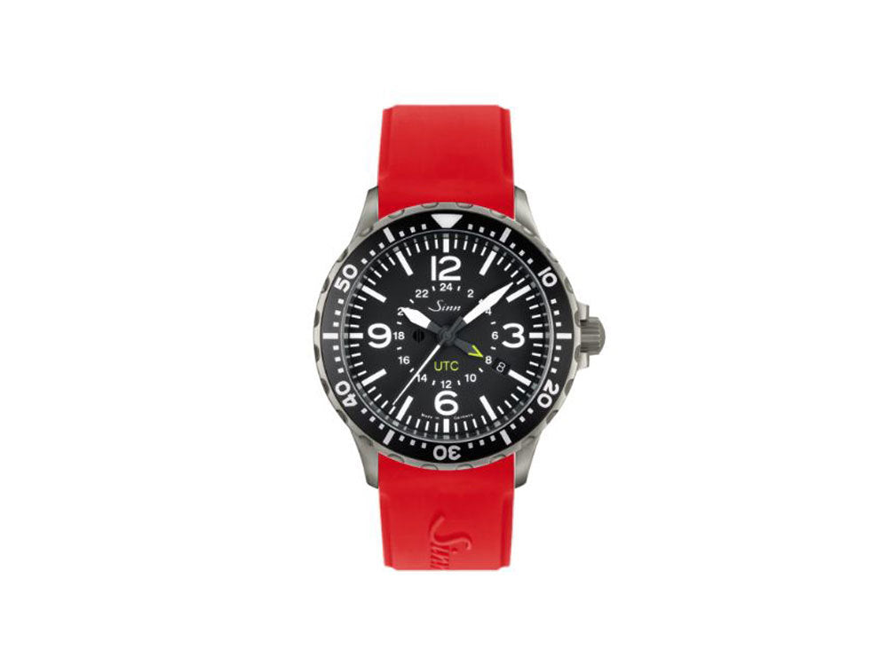 Reloj Automático Sinn 857 UTC, ETA 2893-2, 43mm, GMT, Silicona, 857.010 SI108