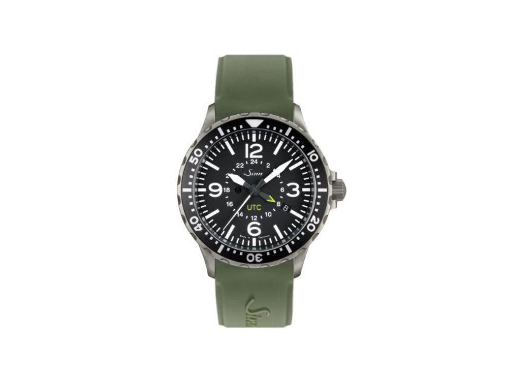 Reloj Automático Sinn 857 UTC, ETA 2893-2, 43mm, GMT, Silicona, 857.010 SI116