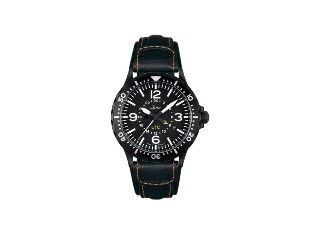 Reloj Automático Sinn 857 S UTC, ETA 2893-2, PVD, 43mm, GMT, Piel, 857.020 LB101