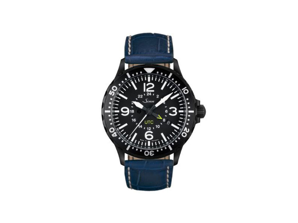 Reloj Automático Sinn 857 S UTC, ETA 2893-2, PVD, 43mm, GMT, Piel, 857.020 LB8