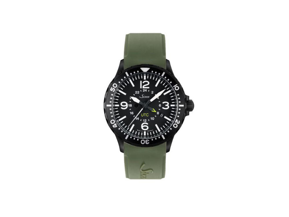Reloj Automático Sinn 857 S UTC, ETA 2893-2, 43mm, GMT, Silicona, 857.020 SI118