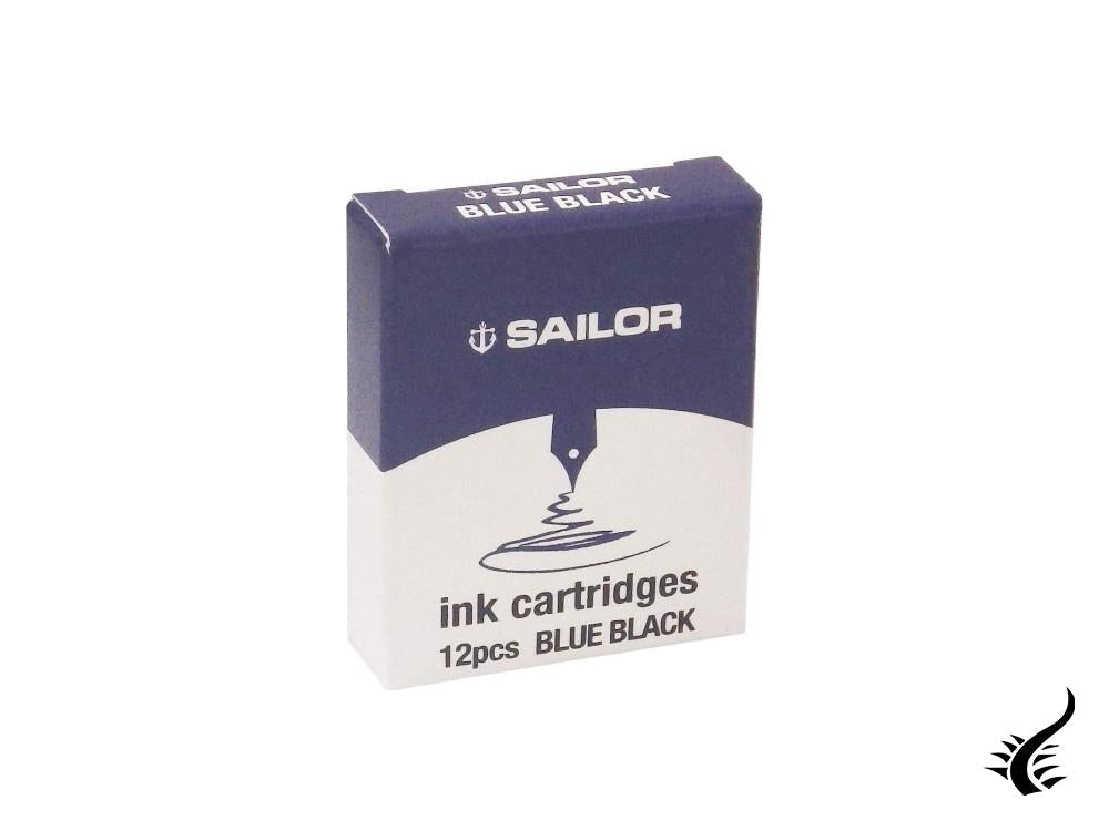 Cartuchos de tinta Sailor Jentle, Azul/Negro, 12 unidades, 13-0404-144
