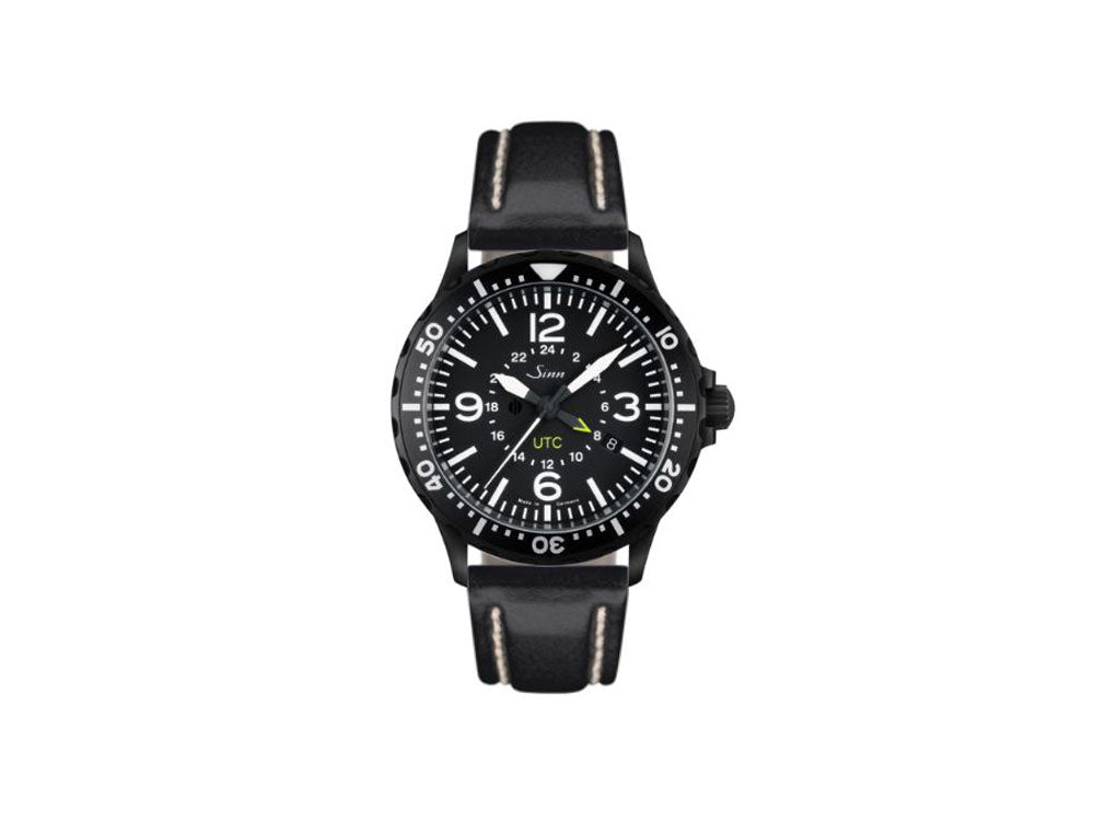 Reloj Automático Sinn 857 S UTC, ETA 2893-2, PVD, 43mm, GMT, Piel, 857.020 LB36