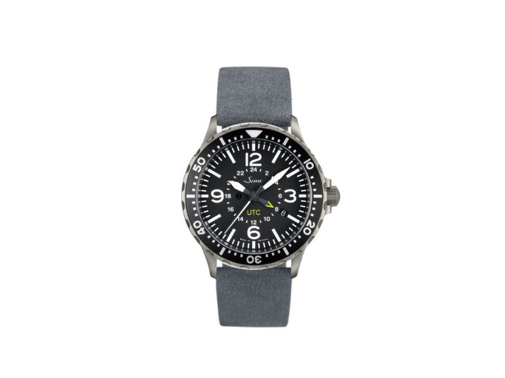 Reloj Automático Sinn 857 UTC, ETA 2893-2, 43mm, GMT, Piel, 857.010 LB163