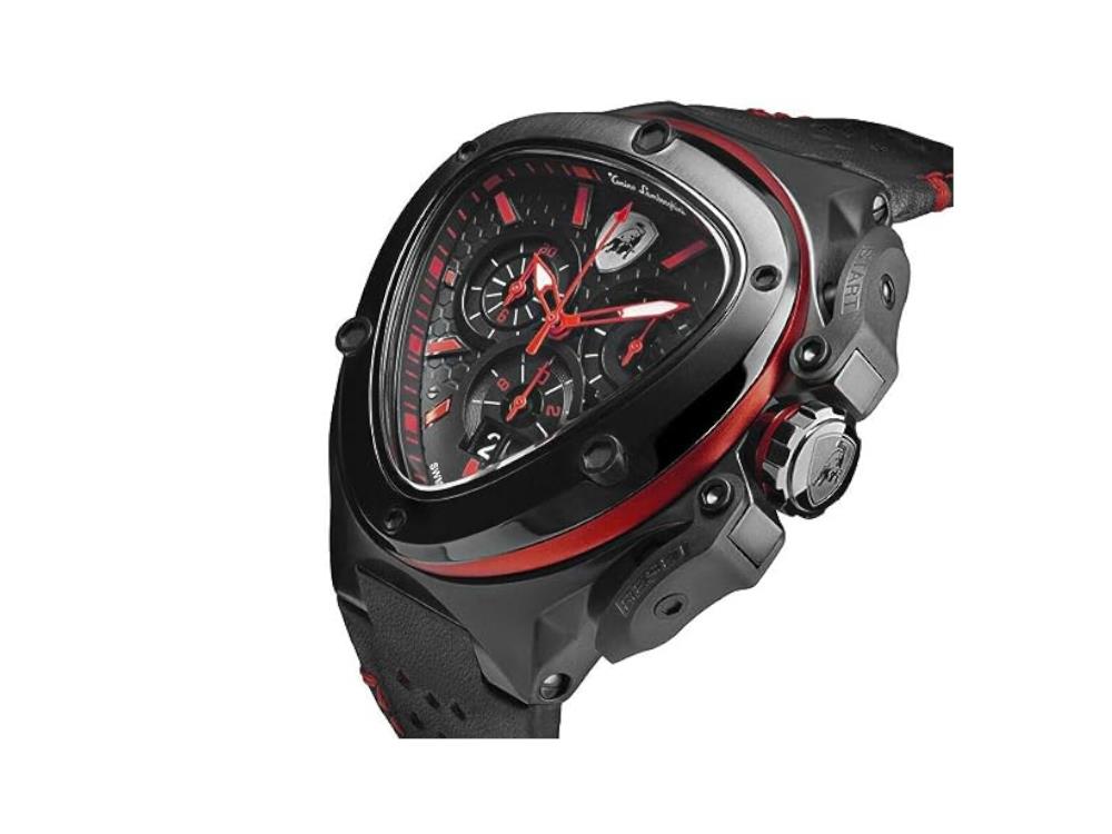 Reloj de Cuarzo Tonino Lamborghini Spyder X Red, 53 mm, Cronógrafo, T9XA