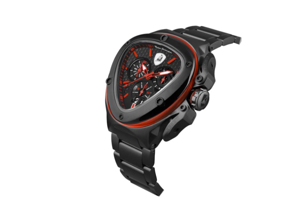 Reloj de Cuarzo Tonino Lamborghini Spyder X Rojo, PVD, 53 mm, Cronógrafo, T9XA-B