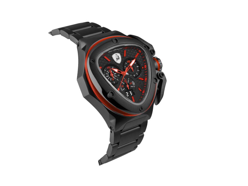 Reloj de Cuarzo Tonino Lamborghini Spyder X Rojo, PVD, 53 mm, Cronógrafo, T9XA-B