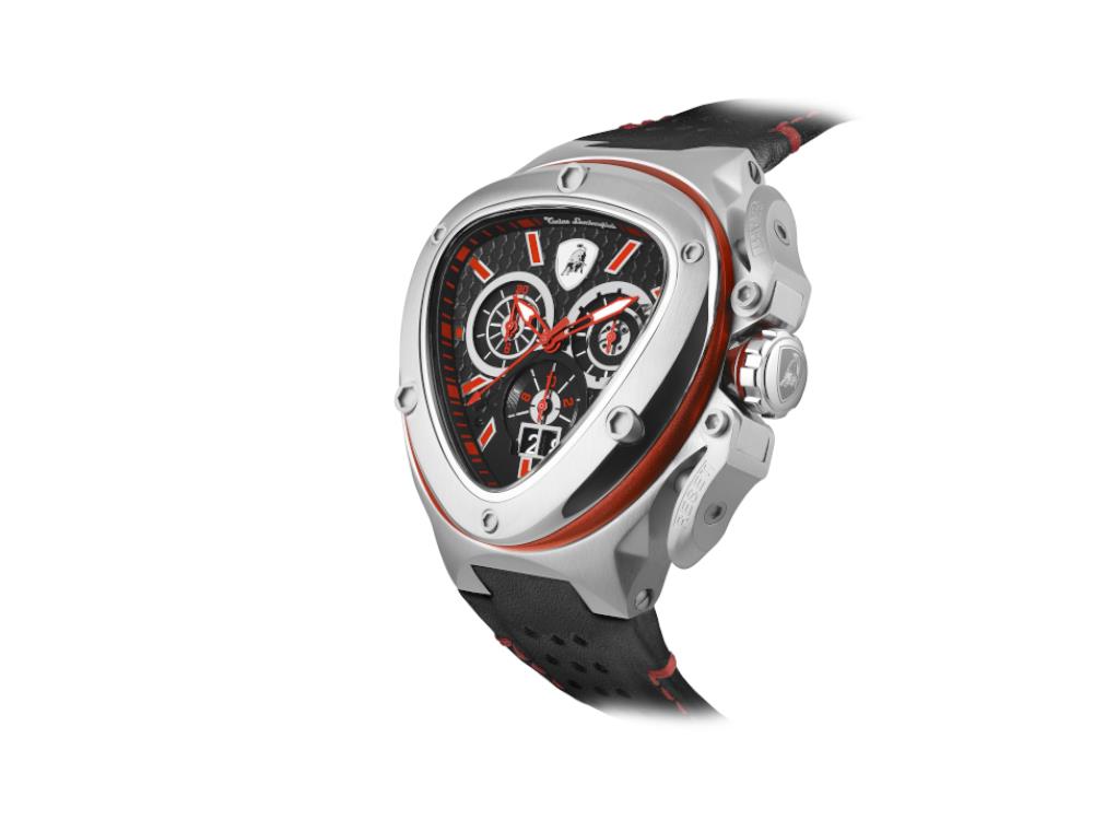Reloj de Cuarzo Tonino Lamborghini Spyder X Rojo SS, 53 mm, Crono, T9XA-SS