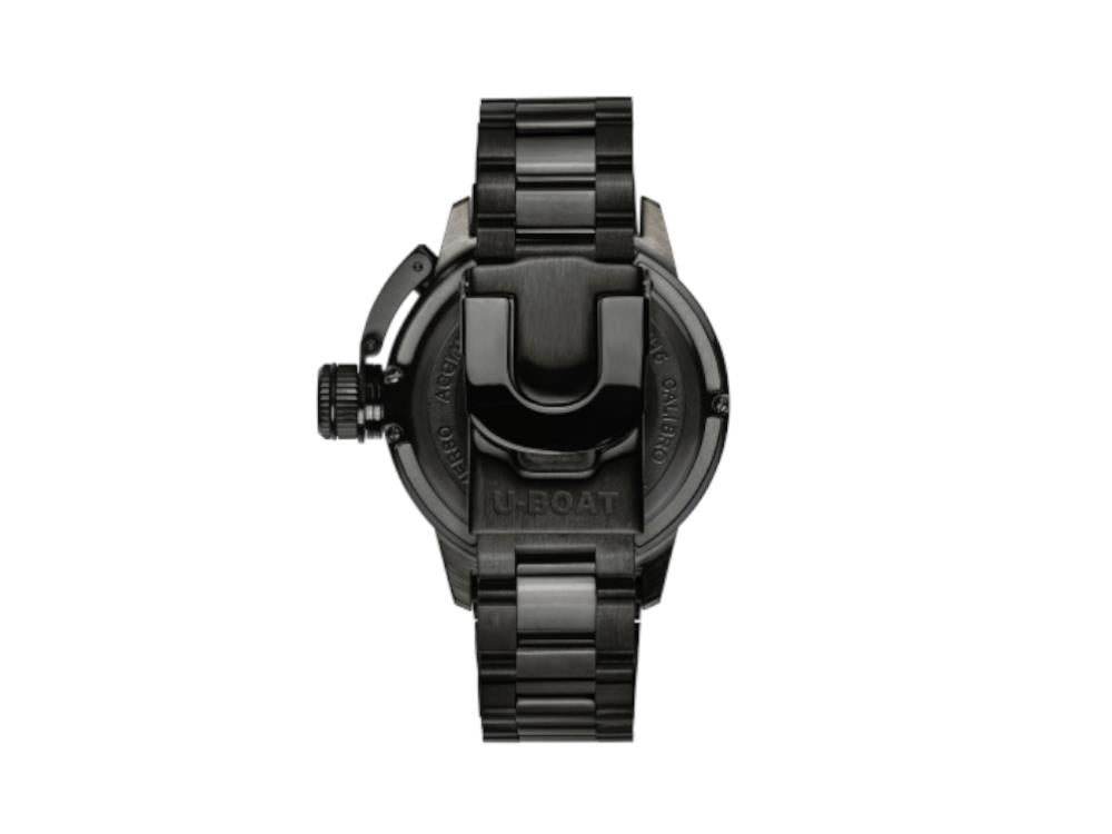 Reloj Automático U-Boat Classico Somersso DLC Bracelet, 46 mm, 9015/MT