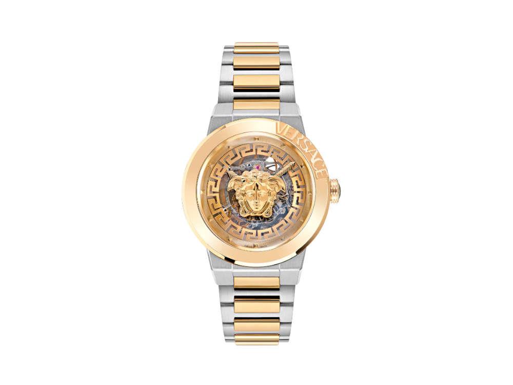 Reloj de Cuarzo Versace Medusa Infinite Skeleton, Dorado, 38 mm, VE3G00122