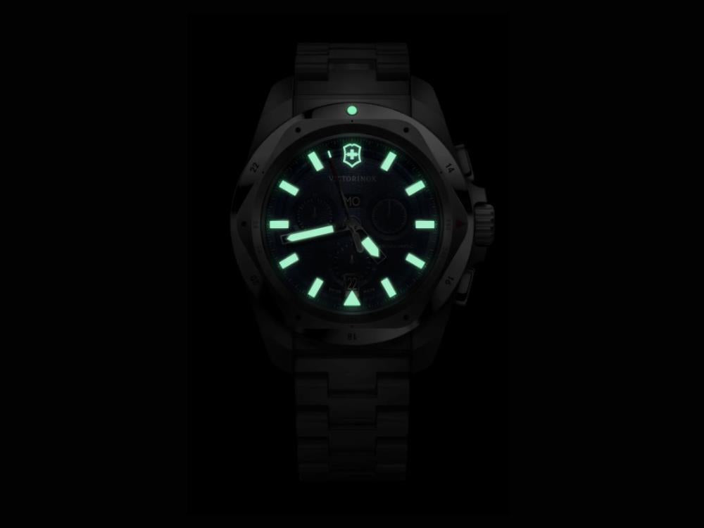 Reloj de Cuarzo Victorinox I.N.O.X. Chrono, Azul, 43 mm, V241985