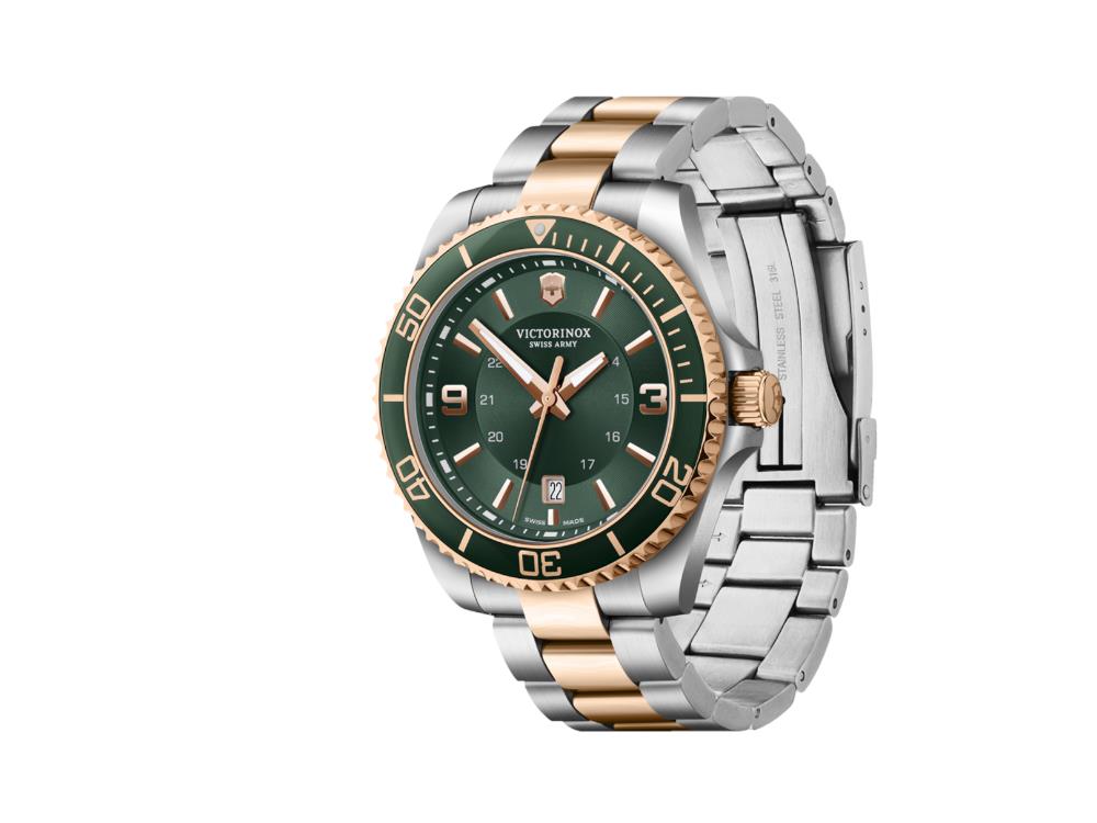 Reloj de Cuarzo Victorinox Maverick Gent, Acero Inoxidable, Azul, 43 mm, V242008