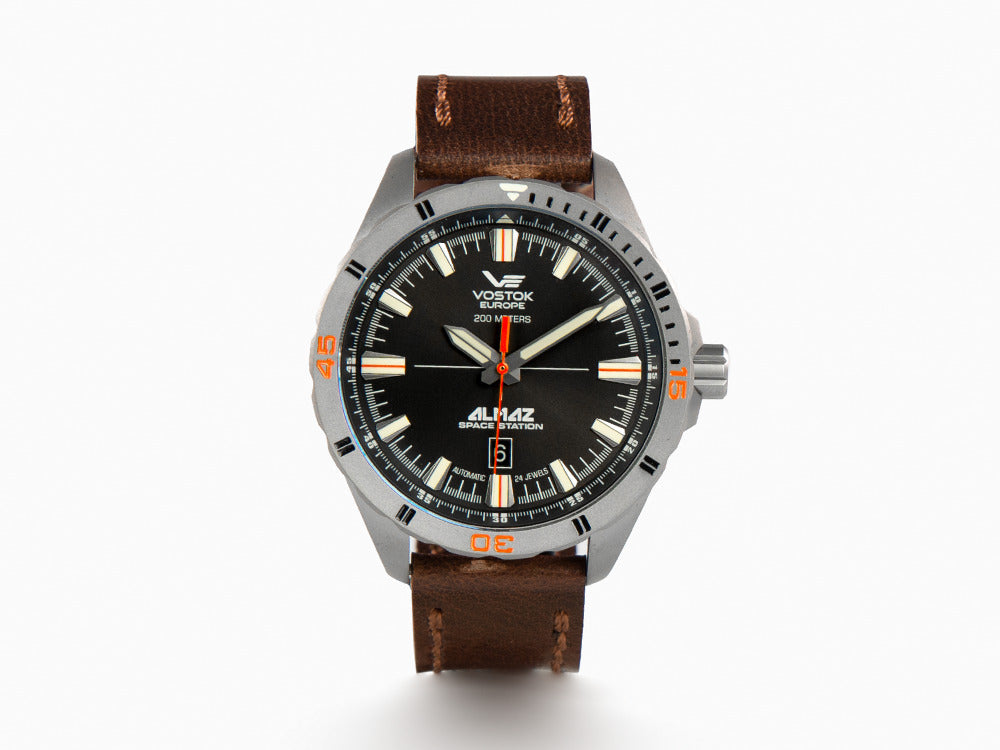 Reloj Automático Vostok Europe Almaz, Titanio, Gris, 47 mm, NH35A-320H263