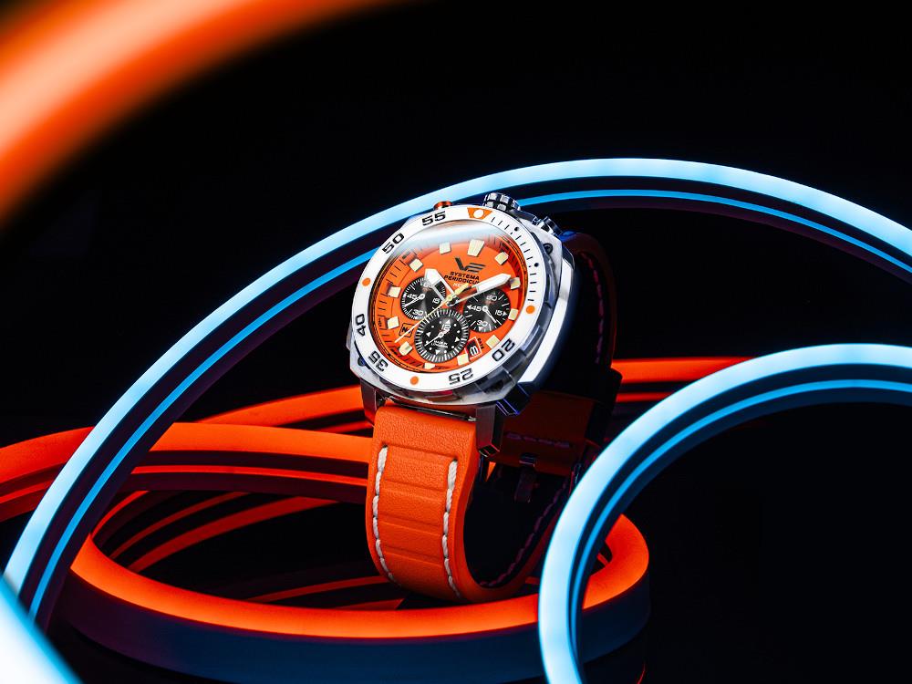 Reloj de Cuarzo Vostok Europe Systema Periodicum Neon, LE, VK67-650A723-L-OR