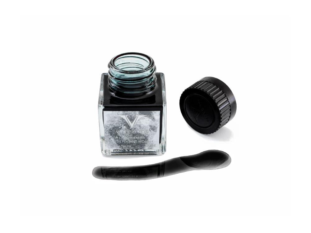 Tintero Visconti Old vineyard with peasant woman, 30ml, Gris, INKVG-30ML09