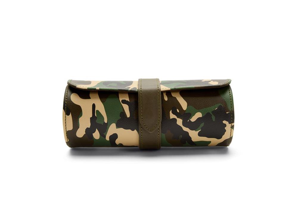 Estuche de relojes WOLF Elements Earth, 3 Relojes, Verde, Piel Vegana, 665230