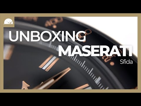 Reloj de Cuarzo Maserati Sfida, PVD, Negro, 44 mm, Cristal mineral, R8873640011